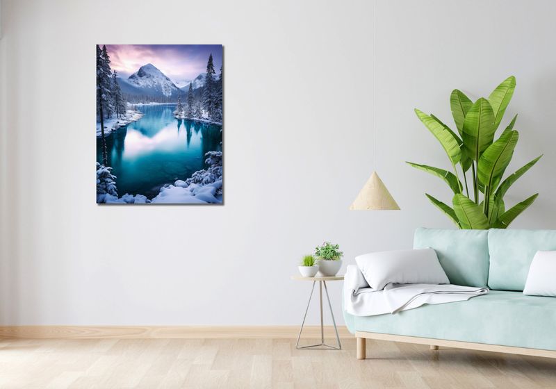 Obraz 70x90cm Górzyste Prześwity zdjęcie 2