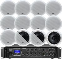 NAGŁOŚNIENIE SUFITOWE RESTAURACJI SKLEPU JAKOŚĆ 12