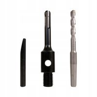 Adapter bezudarowy Ferrati SDS+/M16 + wiertło prowadzące+klin