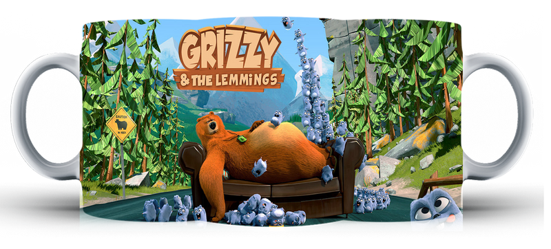 Kubek ceramiczny Grizzy i Lemingi zdjęcie 2