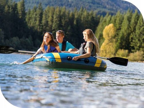 Ponton Intex Challenger 3-osob Pompka + Wiosła 68370 MODEL 2024 na Arena.pl