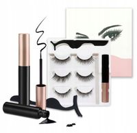Rzęsy MAGNETYCZNE 3xDługie-PĘSETA-EYELINER TYP B