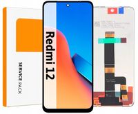 Wyświetlacz Xiaomi Redmi 12 Service Pack Oryginał Ekran LCD