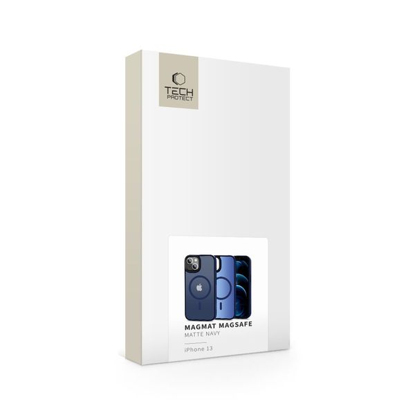 TECH-PROTECT MAGMAT MAGSAFE IPHONE 13 MATTE NAVY zdjęcie 5