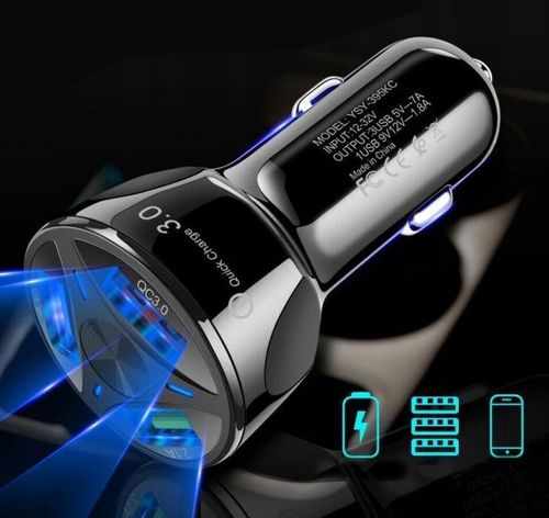 Ładowarka samochodowa USB Interlook 3100 mA na Arena.pl