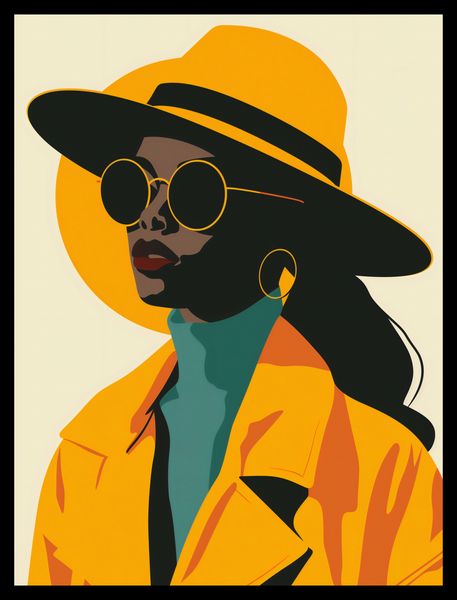 Plakat 30x40cm Żółta Stylowość zdjęcie 2