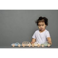 DLA DZIECI DREWNIANY SAMOCHÓD DO PCHANIA