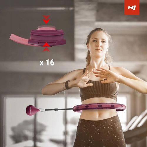 Hula hop z licznikiem obciążeniem odchudzające z wypustkami smart na Arena.pl