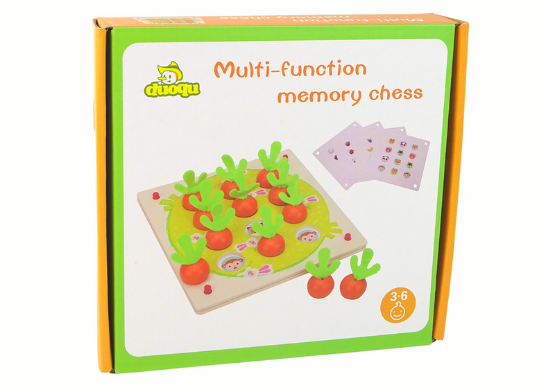 Gra Memory Marchewki Drewniana zdjęcie 4