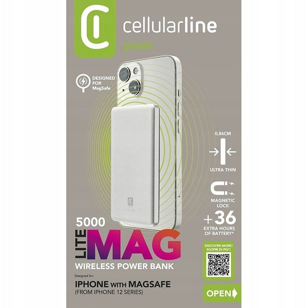 Cellularline Power bank indukcyjny 5000mAh zdjęcie 12