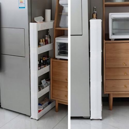 PÓŁKA ŁAZIENKOWA KUCHENNA REGAŁ NA KÓŁKACH MOBILNA 3 PÓŁKI SZAFKA na Arena.pl