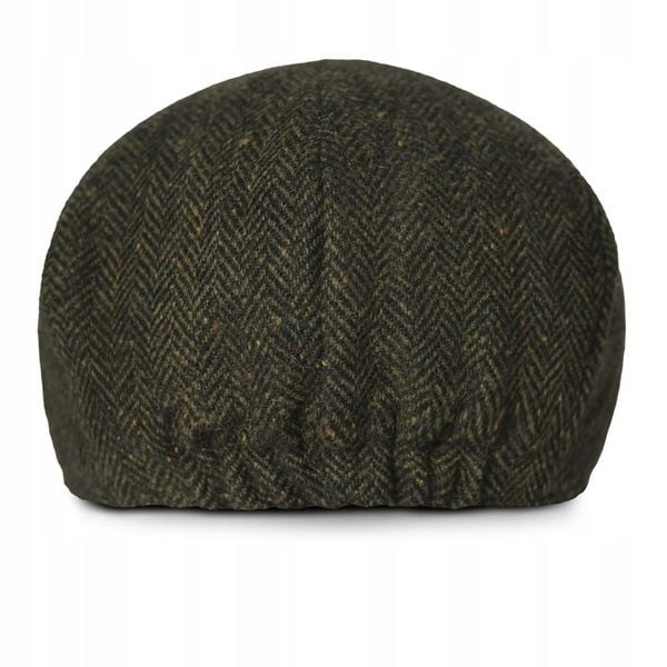 Kaszkiet męski OCIEPLANY Czapka Old School 50% WEŁNY Pako Jeans Retro Style zdjęcie 5