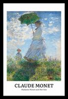 Plakat 20x30cm Design Madame Monet, Monet Vintage do Salonu