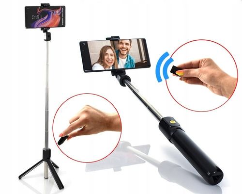 Kijek Selfie Tripod do Zdjęć Iphone Android +Pilot na Arena.pl