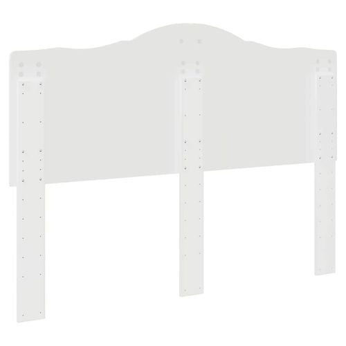 Zagłówek Błyszcząca biel 150 cm Materiał drewnopochodny na Arena.pl