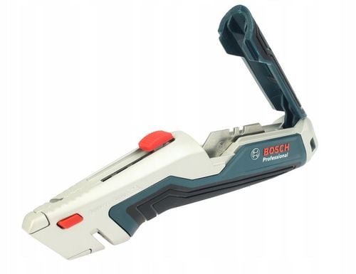 Nóż chowany na ostrza trapezowe BOSCH + 3 ostrza na Arena.pl