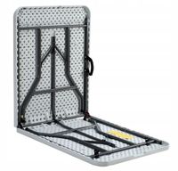 STÓŁ ROZKŁADANY SKŁADANY OGRODOWY CATERINGOWY TURYSTYCZNY BANKIETOWY 180 cm