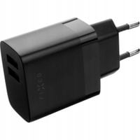 Ladowarka FIXED Ładowarka sieciowa 17W 2xUSB-A + kabel USB-C 1m czarny