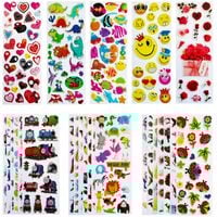 NAKLEJKI WYPUKŁE MOTYWACYJNE DLA DZIECI 24 ZESTAWY 540 SZT. ZABAWKI