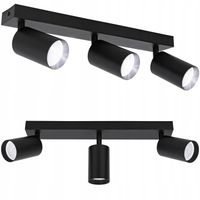 Lampa sufitowa kinkiet spot oprawa halogenowa 3x GU10 NATYNKOWA ruchoma LED