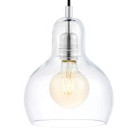 LAMPA wisząca LONGIS I 10121109 Kaspa szklana OPRAWA kulisty ZWIS przezroczysty