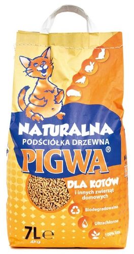 Pigwa Drzewna - Podściółka Dla Kotów I Gryzoni - Żwirek Drewniany 7L na Arena.pl