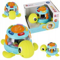 MUZYCZNY ŻÓŁWIK GRZECHOTKA DLA MALUSZKA DŹWIĘKI BAM BAM