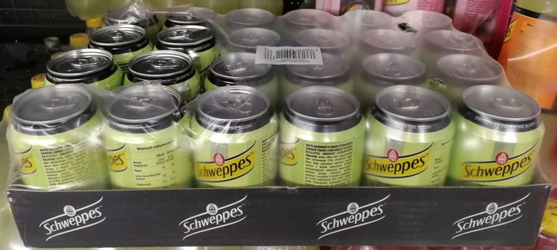 Schweppes 0,33l Lemon - karton zdjęcie 1