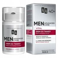 AA MEN ADVANCED CARE VITAL 40+ krem do twarzy przeciwzmarszczkowy 50ml