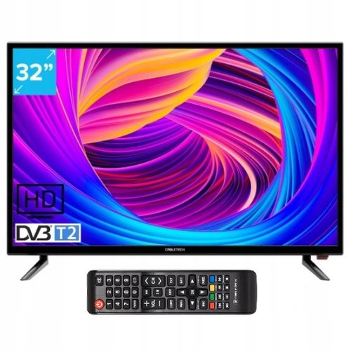 Telewizor 32" LED Cabletech HD READY DVB-T2 H.265 HEVC + KABEL HDMI na Arena.pl
