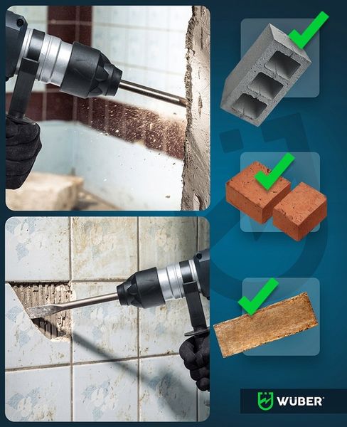 MŁOTOWIERTARKA UDAROWA SDS+ WIERTARKA MŁOT UDAROWY MOCNY 2600W ZESTAW zdjęcie 11