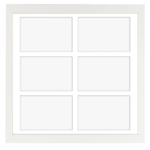 Ramka na 6 zdjęć Hekla 40x40x6 MDF galeria biały 1szt. na Arena.pl