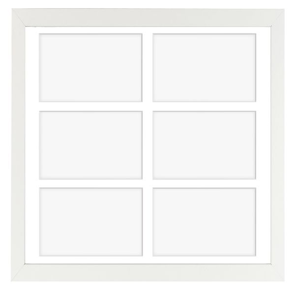 Ramka na 6 zdjęć Hekla 40x40x6 MDF galeria biały 1szt. zdjęcie 2