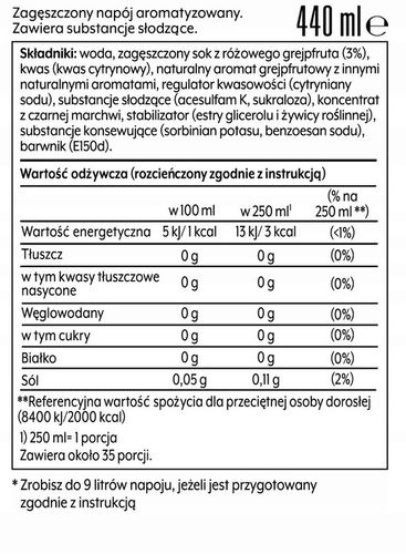 Zestaw Syrop SodaStream Orange Mango, Grapefruit, Lemonade 3x440 ml + Torba na Arena.pl