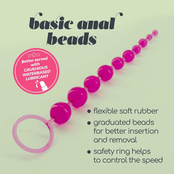 10 Bead Anal Chain Crushious Pink zdjęcie 5