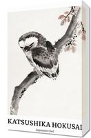 Obraz 30x50cm Design Japanese Owl, Hokusai Vintage do Salonu