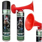 TRĄBKA KIBICA FANFARA SYGNAŁ DŹWIĘKOWY KLAKSON PULSAR 200 ml