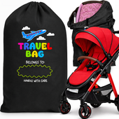 OCHRONNY WOREK NA WÓZEK DO SAMOLOTU AUTA TORBA DUŻY TRANSPORTOWY POKROWIEC