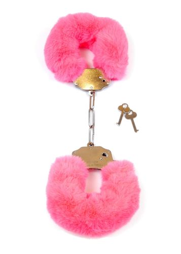 Kajdanki Fetish B - Series- Furry Cuffs Pink na Arena.pl