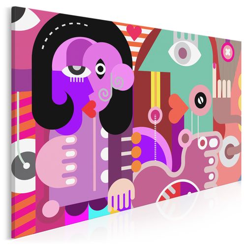 32301 Obraz na płótnie PICASSO KUBIZM POSTACIE KOLORY na Arena.pl