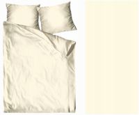 Pościel satyna bawełniana jednobarwna 160x200 Bielbaw ecru