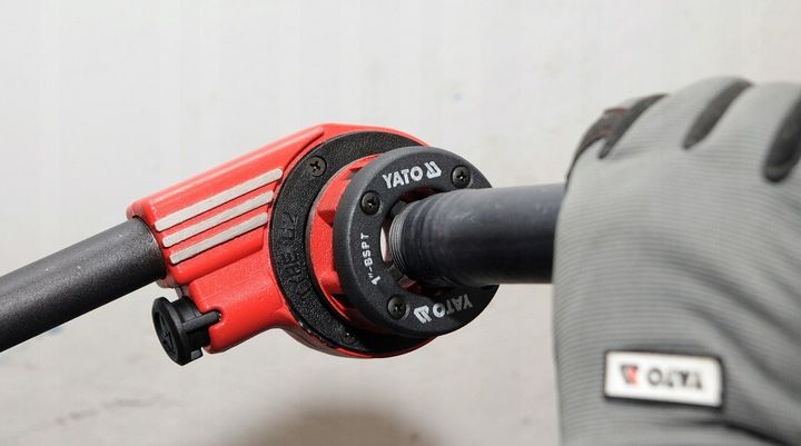 YATO GWINTOWNICA RĘCZNA Z SYSTEMEM GRZECHOTKOWYM DO RUR 4 GŁOWICE YT-29001 zdjęcie 13