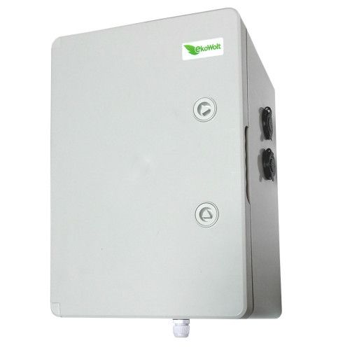 SKRZYNKA SOLARNA DO PANELU ABS 18Ah 2xUSB 12V zdjęcie 1