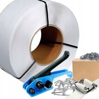 16mm TAŚMA PP BANDOWNICA do spinania palet ZESTAW