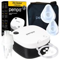 INHALATOR NEBULIZATOR DLA DZIECI I DOROSŁYCH TŁOKOWY NEB 100 PEMPA + 2MASKI
