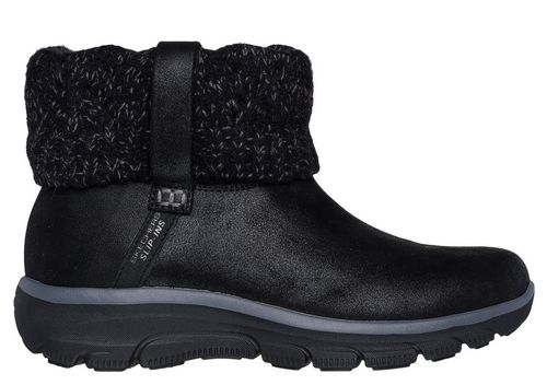 Buty damskie Skechers Slip-ins Relaxed Fit Easy Going Cozy Weather (168033-BLK) 36.5 na Arena.pl