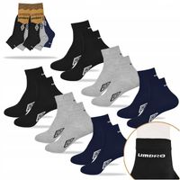 UMBRO Skarpety Męskie Quarter Zakostki 6 Par 43/46