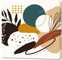 Obraz 90x90cm Kwiatowy Kalejdoskop