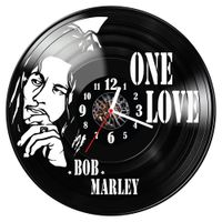 Zegar ścienny z płyty winylowej Bob Marley 1621.14