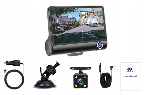 REJESTRATOR JAZDY 3 KAMERY+KAMERA COFANIA FULLHD na Arena.pl